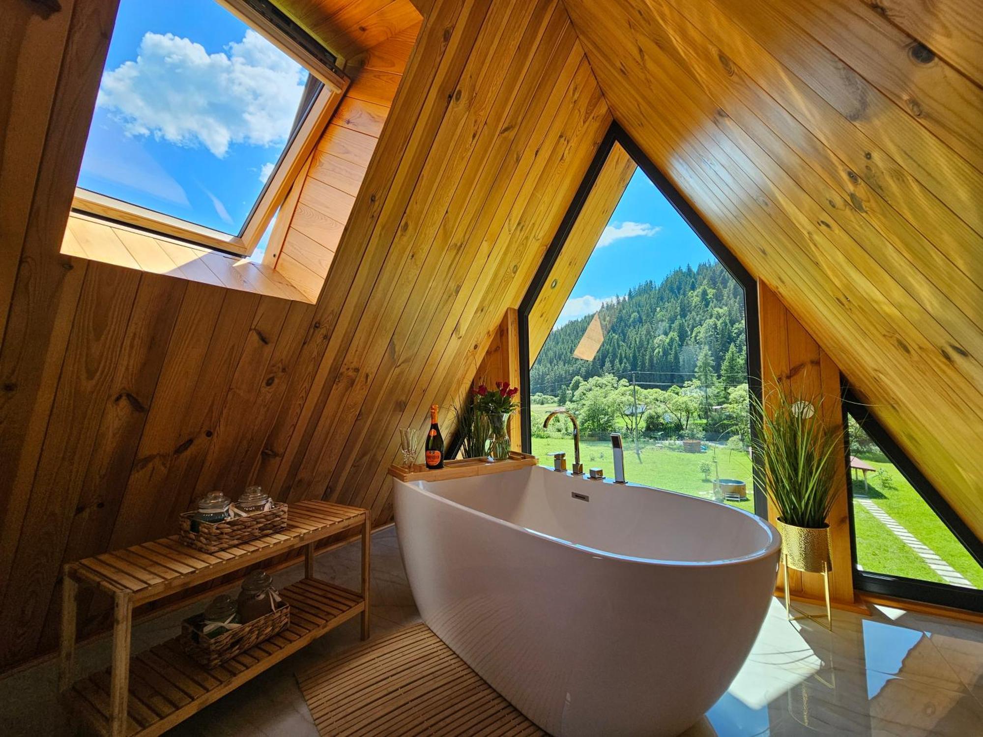 Cabana Cozy Cabin A Frame Topliţa Extérieur photo