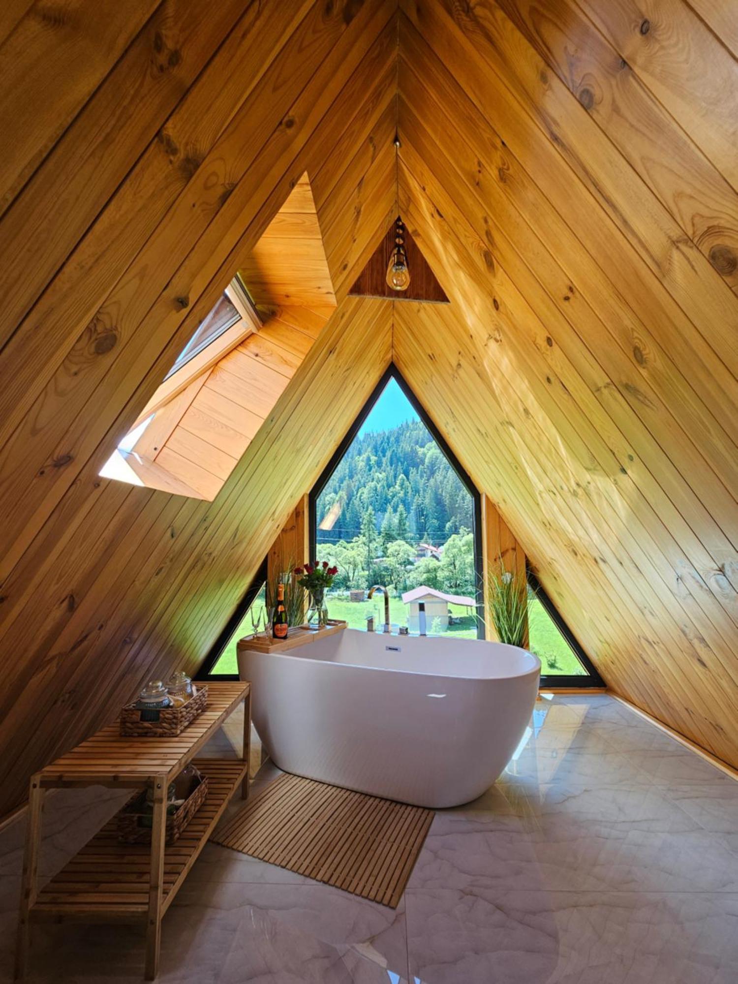 Cabana Cozy Cabin A Frame Topliţa Extérieur photo